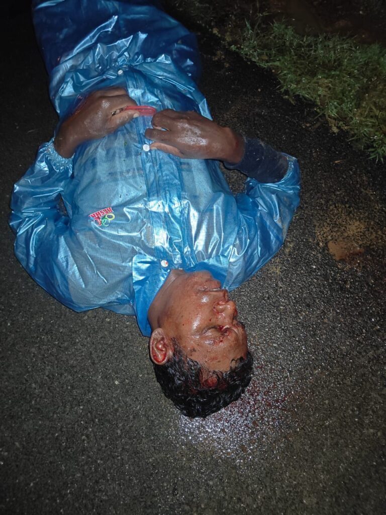 तेज रफ्तार ने ले ली पैदल चल रहे बुजुर्ग कि जान , बाइक सवार कि हालत गंभीर 1 1001712120