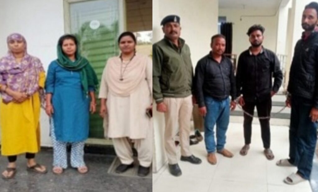 सेक्सटॉर्शन गिरोह की दो महिला सहित 5 गिरफ्तार 1 Picsart 24 12 08 11 00 20 651