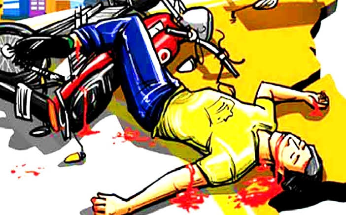 अज्ञात वाहन के टक्कर से बाईक चालक कि हुई मौत 1 images 2 16