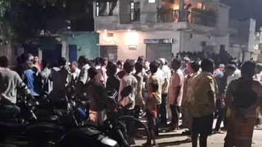 sand mafia fired bullets on villagers dispute over stopping illegal mining tension in the area force deployed in the village 121785318 1