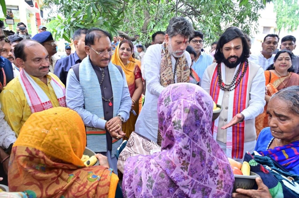 इलाज के साथ आत्मनिर्भरता का मॉडल .. सोठी आश्रम के काम से प्रभावित हुए CM साय 1 3701195